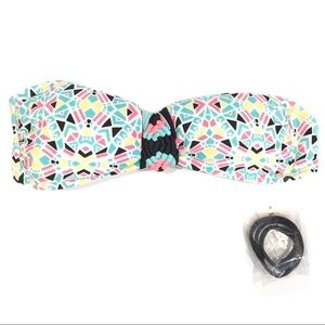 Aeropostale Tribal Print Bandeau Bikini